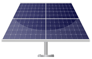 Solar photovoltaic (PV) system icon